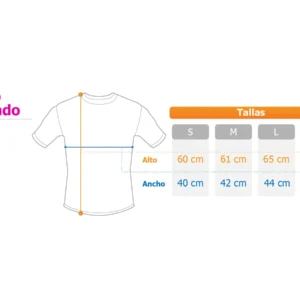 Medidas cuello redondo PEINADO Mujer