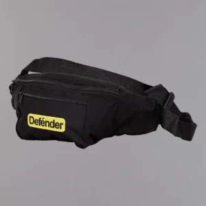 Riñonera negra dos bolsillos Defender
