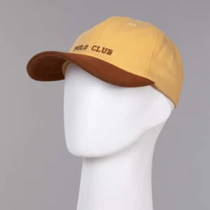 204d506 Gorra Polo Club amarilla visera café