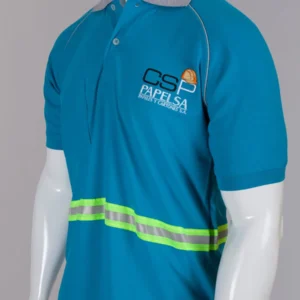 Polo especial Papelsa turquesa