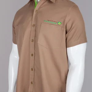 Camisa laboral dril caqui